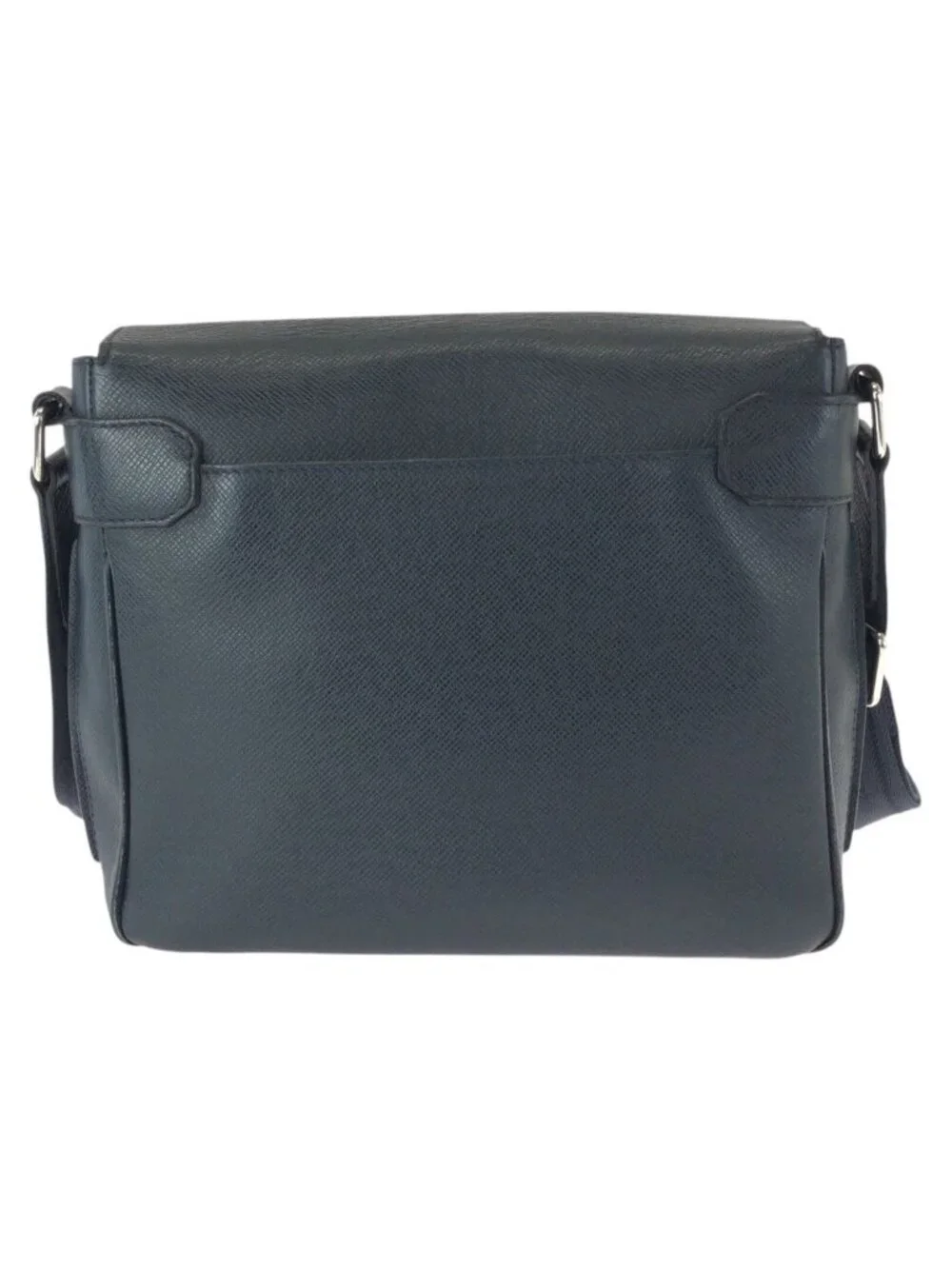 Louis Vuitton Taiga Roman PM Navy Silver Leather Shoulder